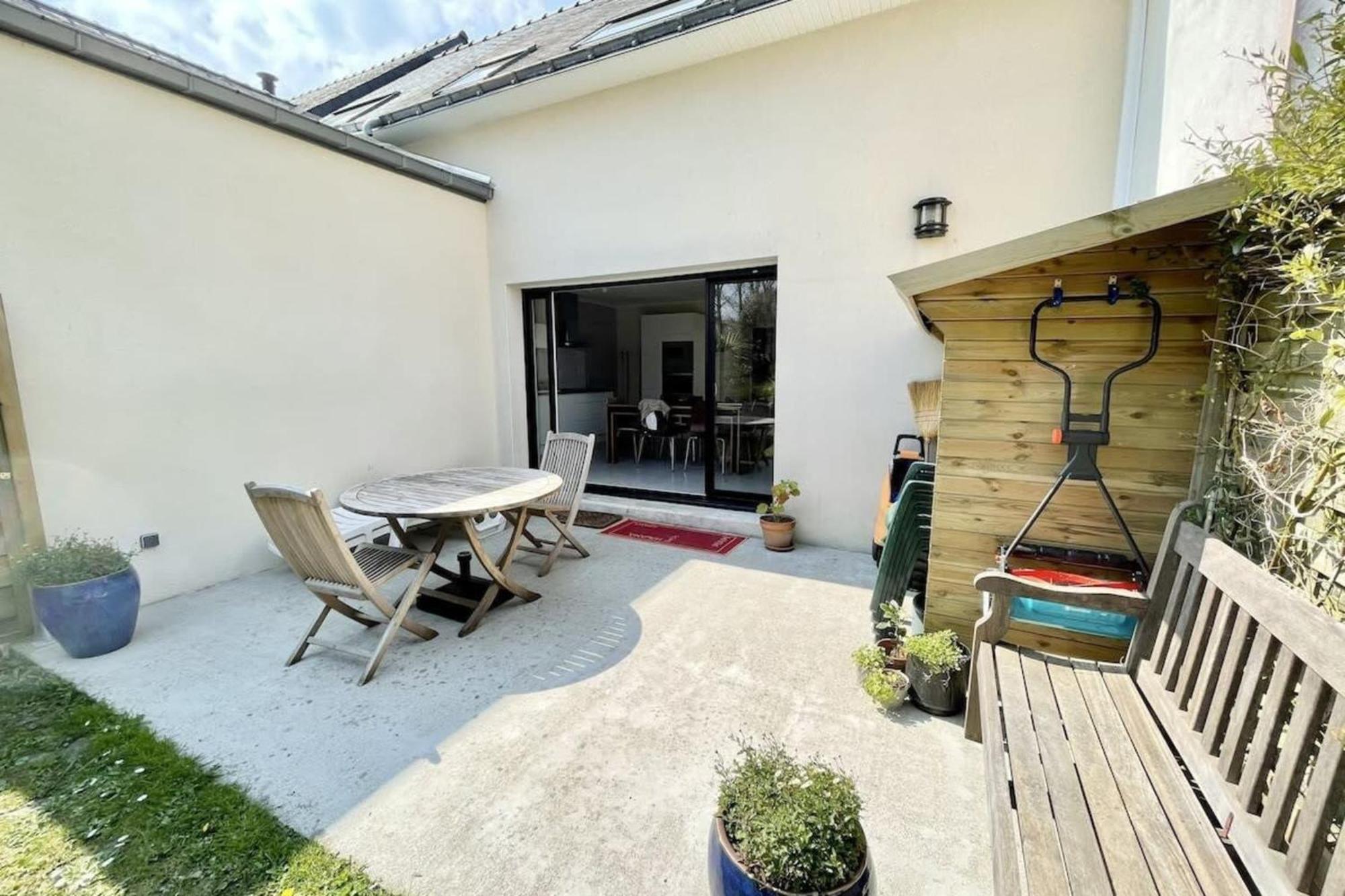 Jolie Maison Moderne A 200M Du Port De Lomener Ploemeur Eksteriør billede